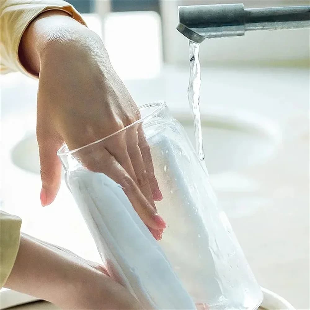 Vakuumversiegelte Kaffeebohnen-Behälter aus transparentem Glas, luftdichte Vorratsdosen für den Haushalt, feuchtigkeitsgeschützt