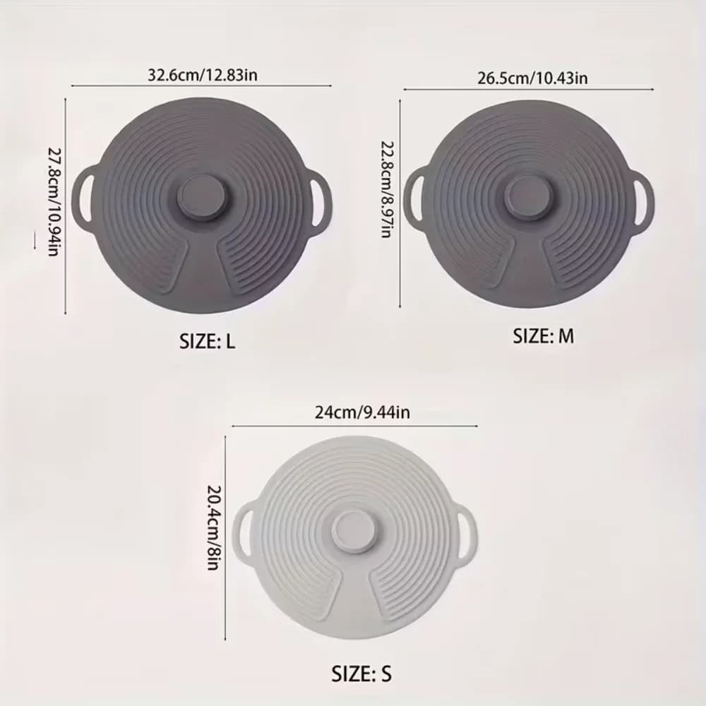 Silikon-Deckel für Schüsseln, mikrowellengeeignete Spritzschutzdeckel, wiederverwendbare, hitzebeständige Deckel, geeignet für Schüsseln, Teller, Töpfe, Pfannen, Herdplatten, Ofe