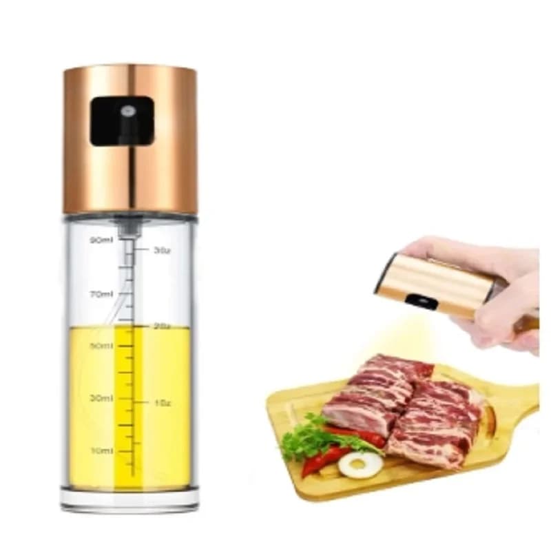 1 Stück Ölsprühflasche 100/200/300/500ml für die Küche, essbares Olivenöl-Sprühfläschchen, vernebelter Öltank, Sprühflasche für Heißluftfritteusen