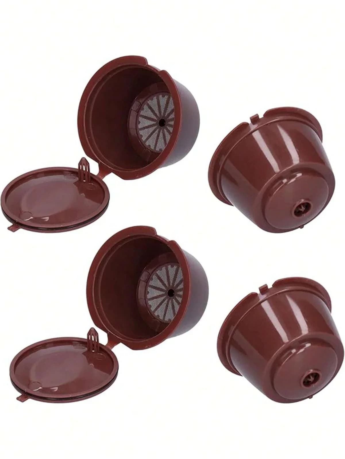 1/3/5/10pcs Wiederverwendbare Kaffeekapsel-Filterbecher-Spender für Nescafe Dolce Gusto, nachfüllbare Kaffeekapseln, kompatibles Kit