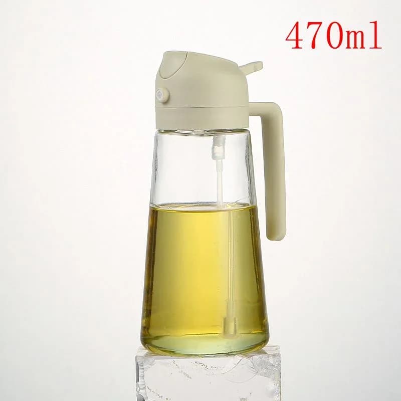 1 Stück Ölsprühflasche 100/200/300/500ml für die Küche, essbares Olivenöl-Sprühfläschchen, vernebelter Öltank, Sprühflasche für Heißluftfritteusen