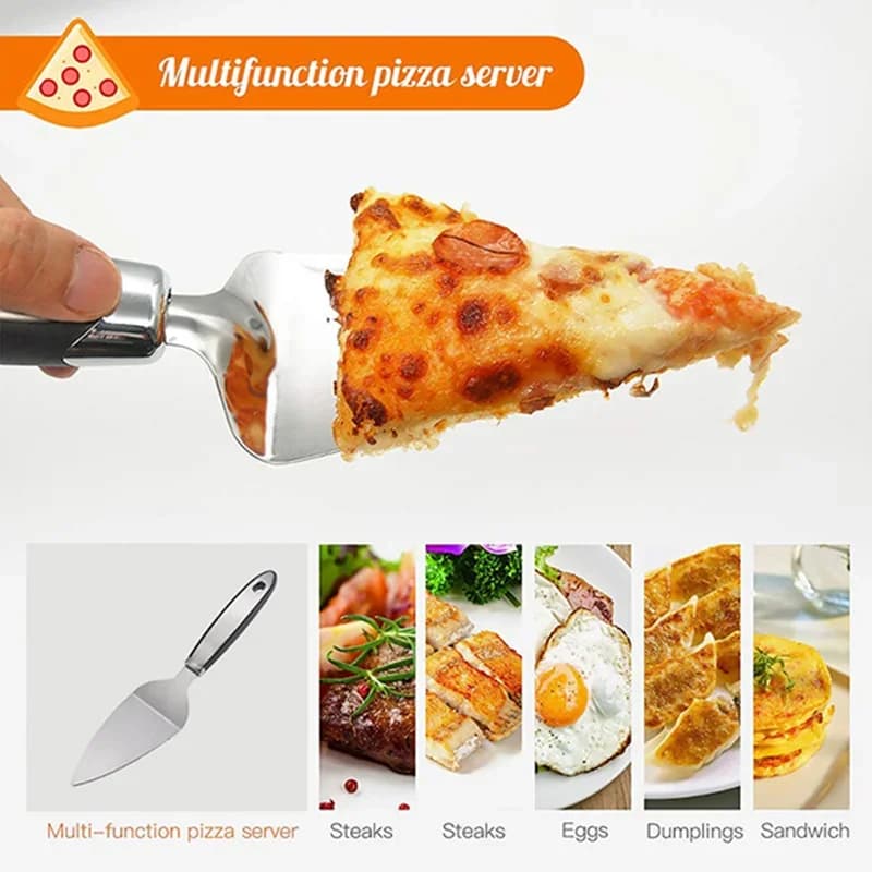 Premium Pizza-Rad aus Edelstahl für die Küche, Servierwerkzeug, Messer für Zuhause, Waffeln, Kekse, Kuchen, Brot, Teigschneider, Backzubehör