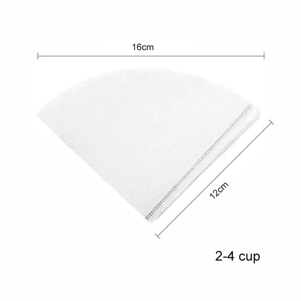 40/100Pcs V-Form Kaffeefilterpapier, ungebleicht, Einweg, lebensmittelecht, V60 Kaffeefilter für Pour-Over-Kaffeemaschine, Filterkaffee