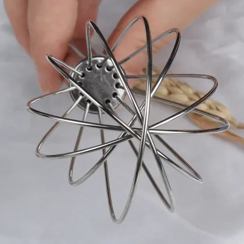 6/8/10/12 Zoll Schneebesen aus Edelstahl, Ballon-Draht-Handmixer zum Backen und Kochen von Sahne, Butter, Milch, Teig, Küchenhelfer
