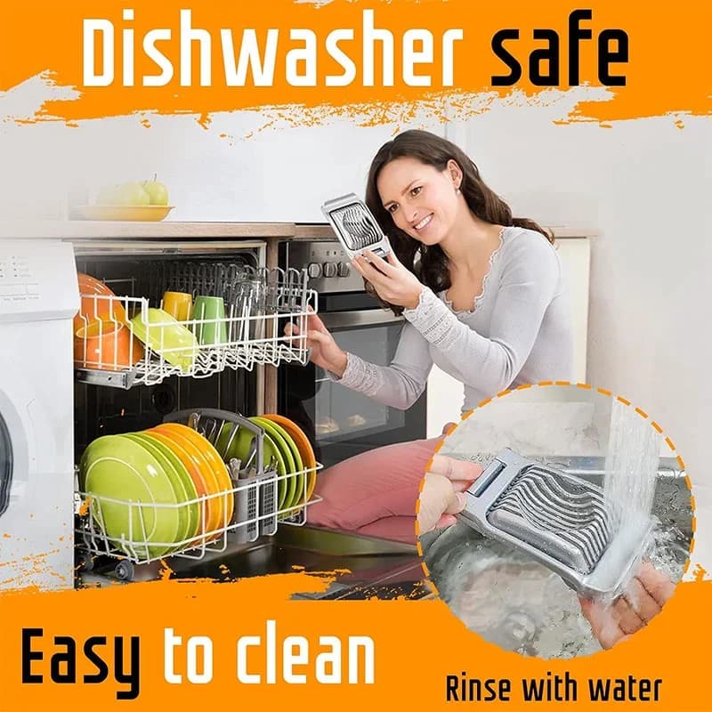 Robuster Eierschneider aus Aluminium für hartgekochte Eier, Erdbeerschneider aus Edelstahl-Draht, Multi-Eierschneider für weiches Obst