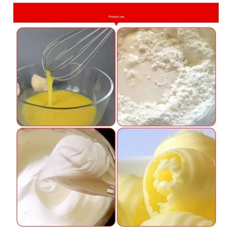 6/8/10/12 Zoll Schneebesen aus Edelstahl, Ballon-Draht-Handmixer zum Backen und Kochen von Sahne, Butter, Milch, Teig, Küchenhelfer