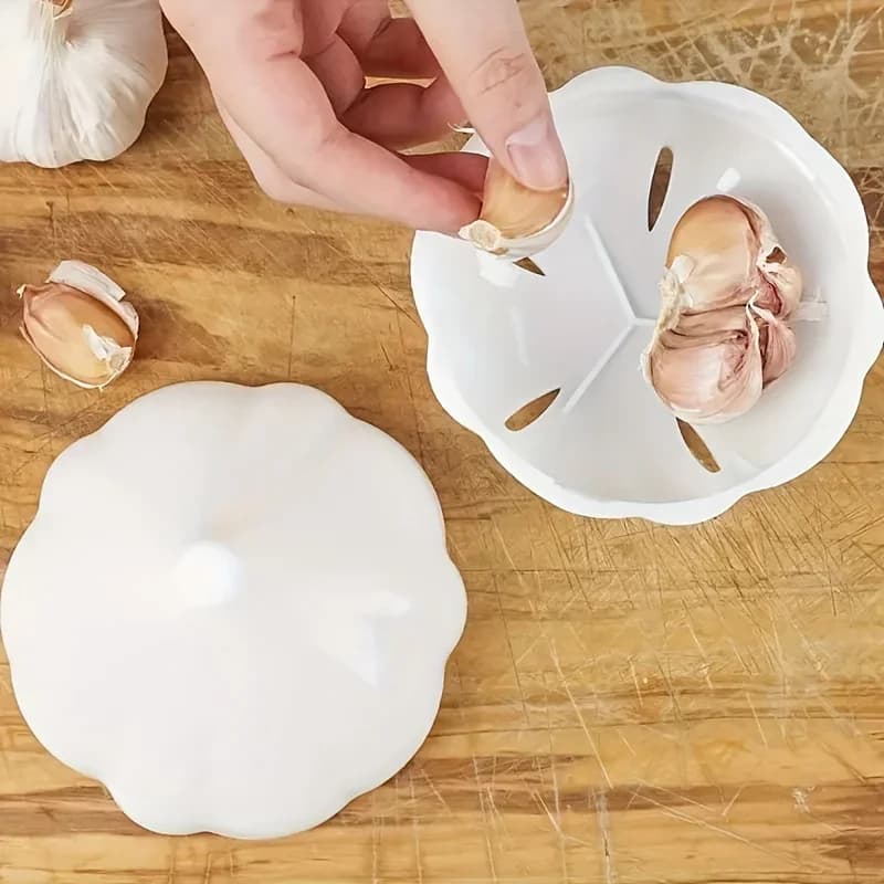 Lebensmittelbox aus Kunststoff, verschlossen, kreativer Organizer, Frischhaltebox für Gemüse, Zwiebel, Knoblauch, grüne Paprika, Frischaufbewahrung, Küchenhelfer