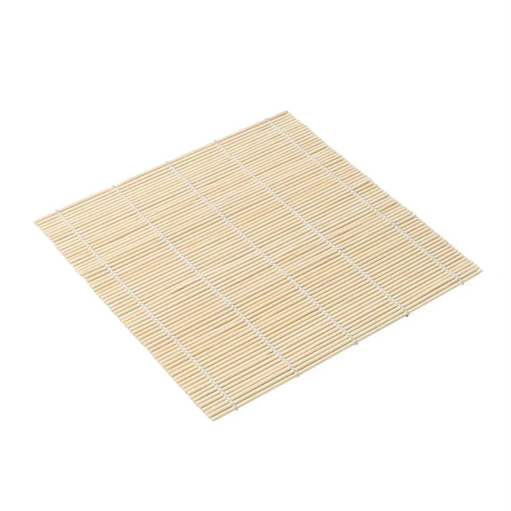 Exquisite Bambus-Sushi-Matte mit weißer Oberfläche, Seetang-Reisrollen-Hilfsmittel, Antihaft, japanischer Küchenhelfer zum Sushi-Machen