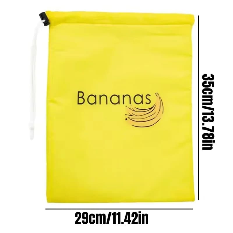 1/2/3/5pcs gelbe Bananen-Aufbewahrungsbeutel, Salat-Aufbewahrungsbeutel, verhindert Gerüche, 2 Wochen frisch haltend, Bündel, isolierte Aluminiumfolienbeutel