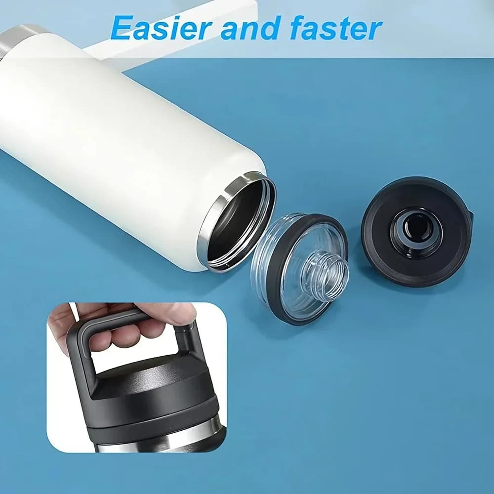 1pc 2pc 3pc Rambler Chug Ersatzdeckel, kompatibel mit YT Modellen 18oz, 26oz, 36oz, 64oz - Zubehör für Sportbecher-Deckel