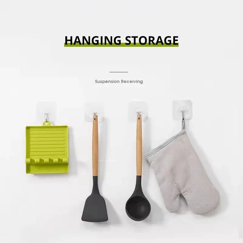 [Bestseller] 1 Stück Pfannenlöffelhalter, Deckelhalter, Ablage, Arbeitsplatte, Schaufel- und Löffelablage, Suppenlöffelunterlage, Stäbchenhalter
