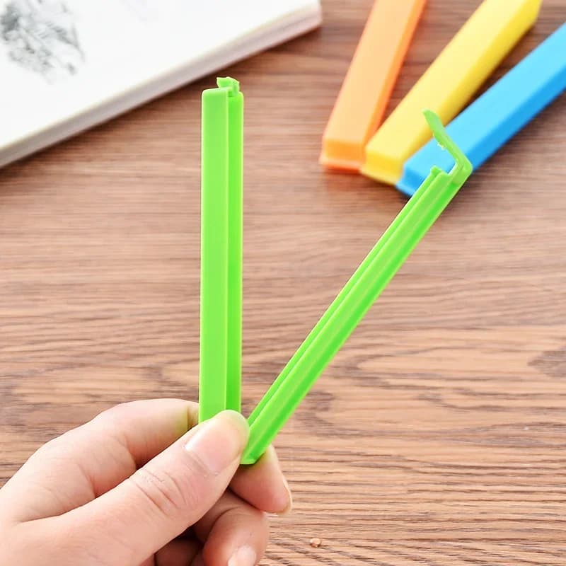 5-30pcs bunte Verschlussclips, feuchtigkeitsdichter Frischhalte-Snackbeutel-Verschlussclip für Plastiktüten, wiederverwendbares Küchenzubehör