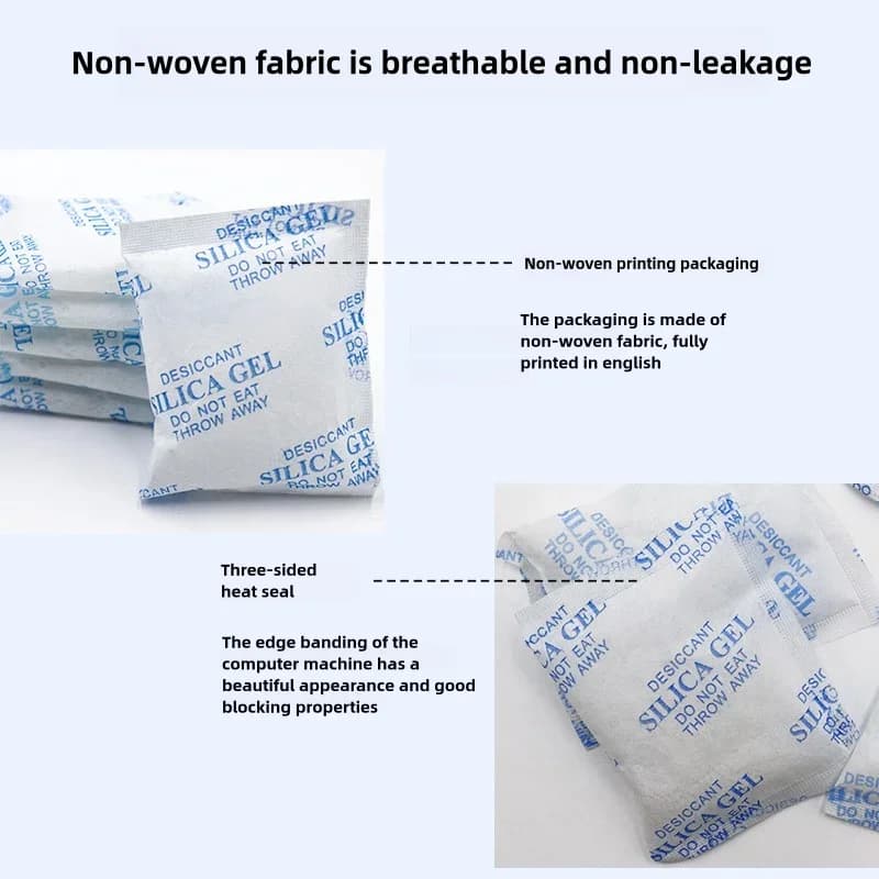 2/5/10/20/30g-Packung ungiftiges Silicagel-Trockenmittel, feuchtigkeitsabsorbierender Beutel für Küche, Raum und Wohnbereich