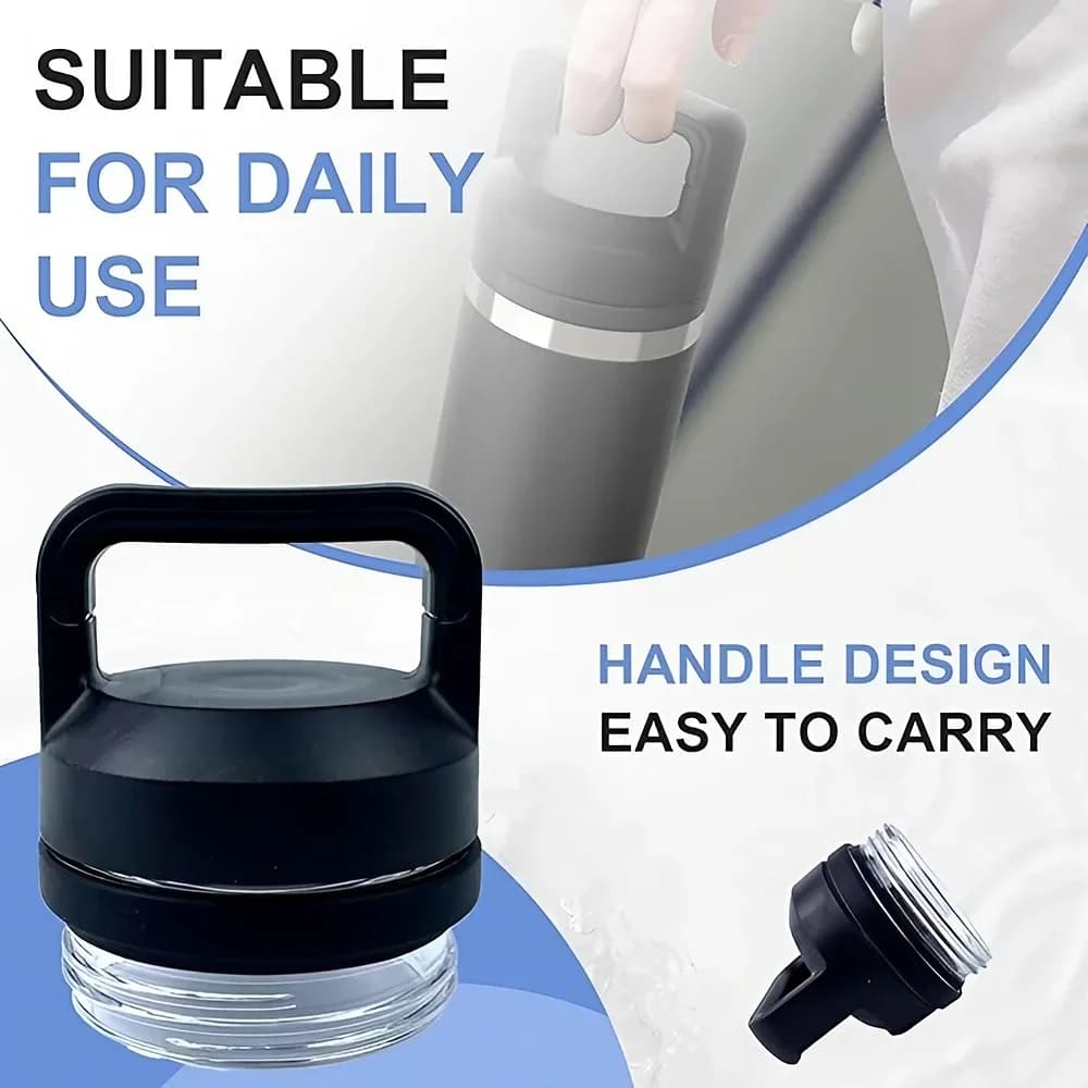 1pc 2pc 3pc Rambler Chug Ersatzdeckel, kompatibel mit YT Modellen 18oz, 26oz, 36oz, 64oz - Zubehör für Sportbecher-Deckel