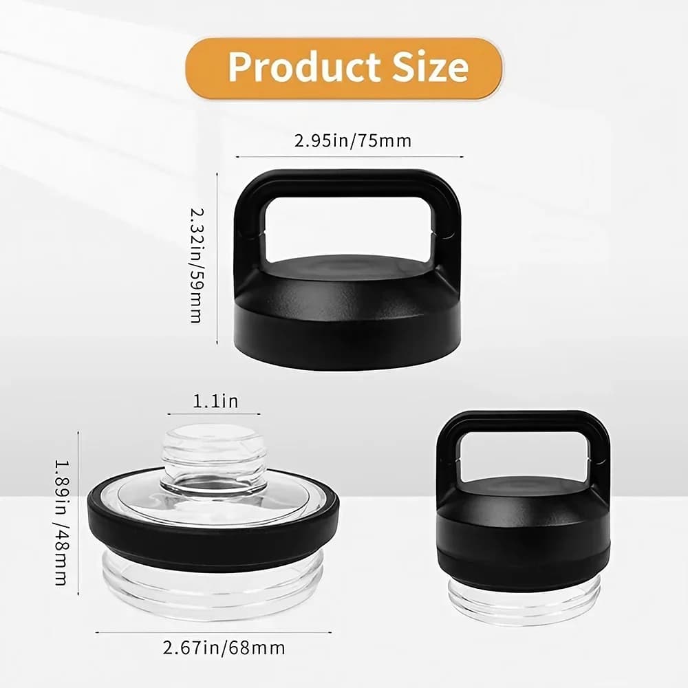 1pc 2pc 3pc Rambler Chug Ersatzdeckel, kompatibel mit YT Modellen 18oz, 26oz, 36oz, 64oz - Zubehör für Sportbecher-Deckel