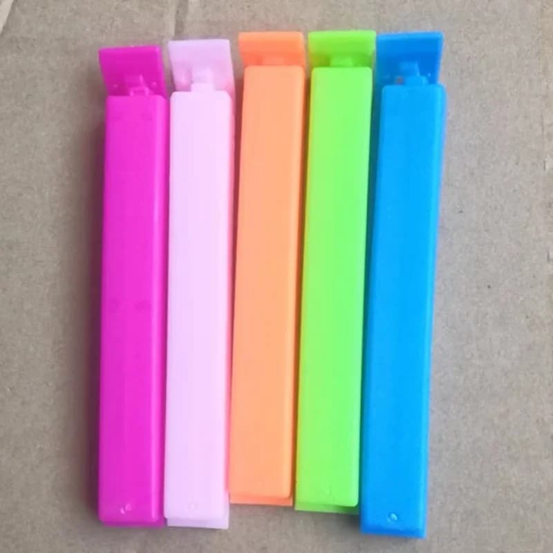 5-30pcs bunte Verschlussclips, feuchtigkeitsdichter Frischhalte-Snackbeutel-Verschlussclip für Plastiktüten, wiederverwendbares Küchenzubehör