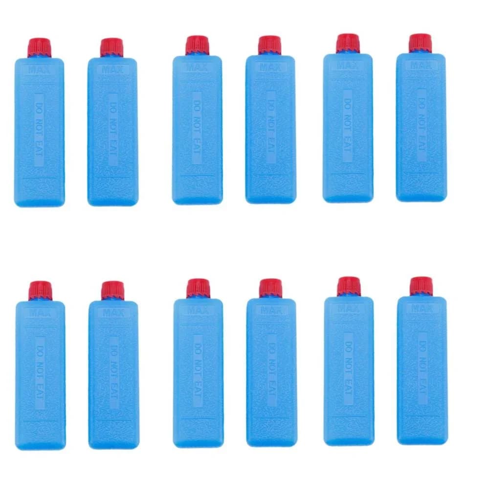 6-12PCS Eisblöcke, wiederverwendbare rechteckige Kühlakkus für Gefrierfach, für Outdoor-Camping, Picknicks, Grillfeste, Reisen