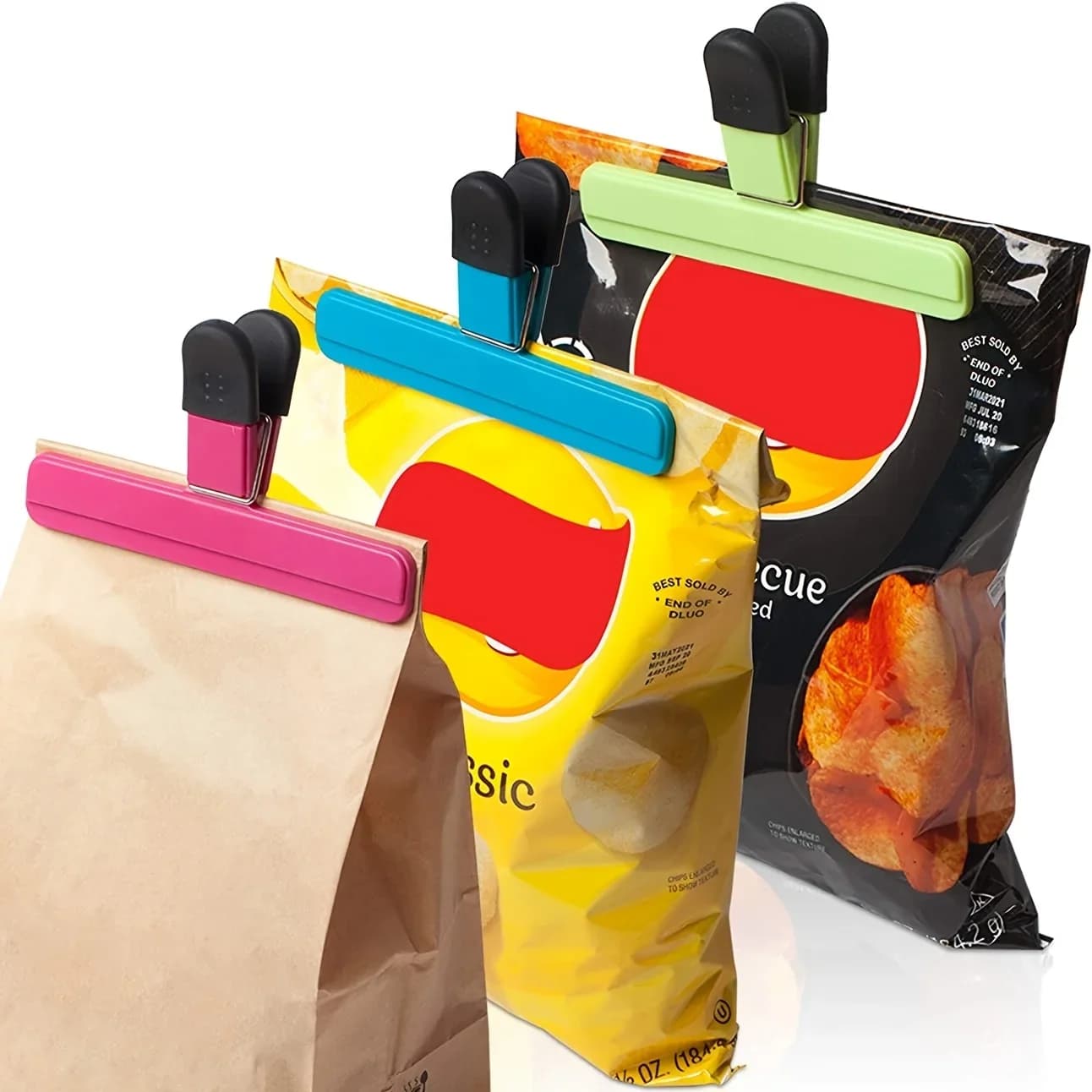 Schwere Mehrzweck-Beutelclips, langlebige Küchen-Snack- und Lebensmittelbeutel-Clip-Verschlüsse, Aufbewahrungshelfer für Frische und sicheren Verschluss